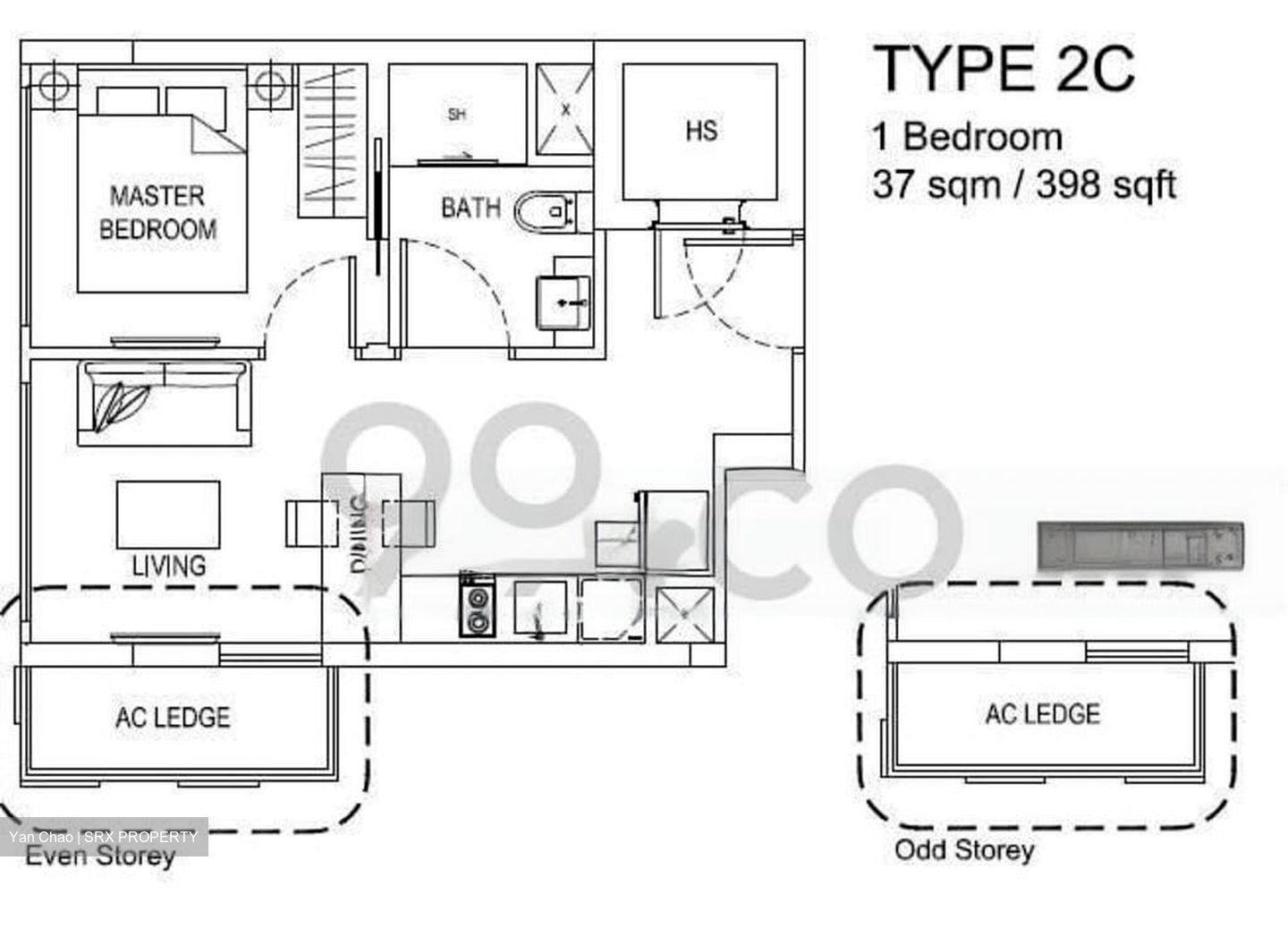 The Hillford (D21), Apartment #494933031
